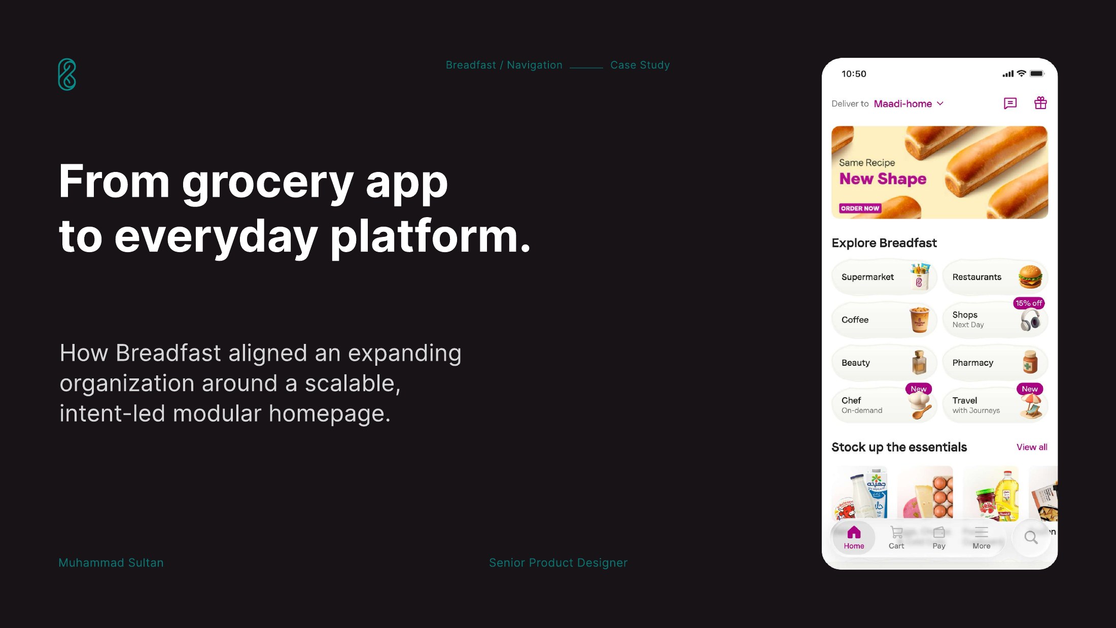 Navigation Redesign case study cover